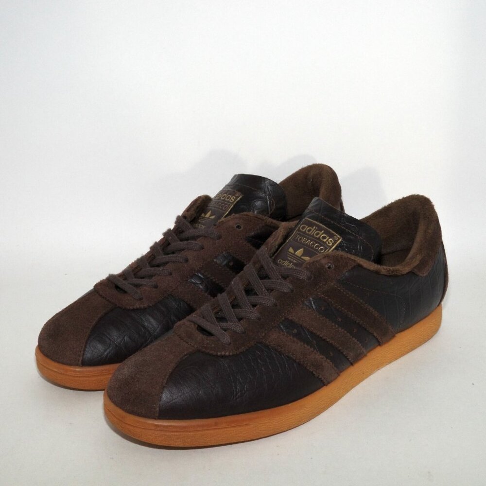 Vintage 2007 Adidas Tobacco Spezial Brown Leather Musbro Gum Rare 016616 US 9